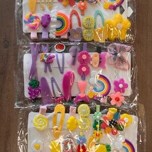 Colorful Hair Clip Set